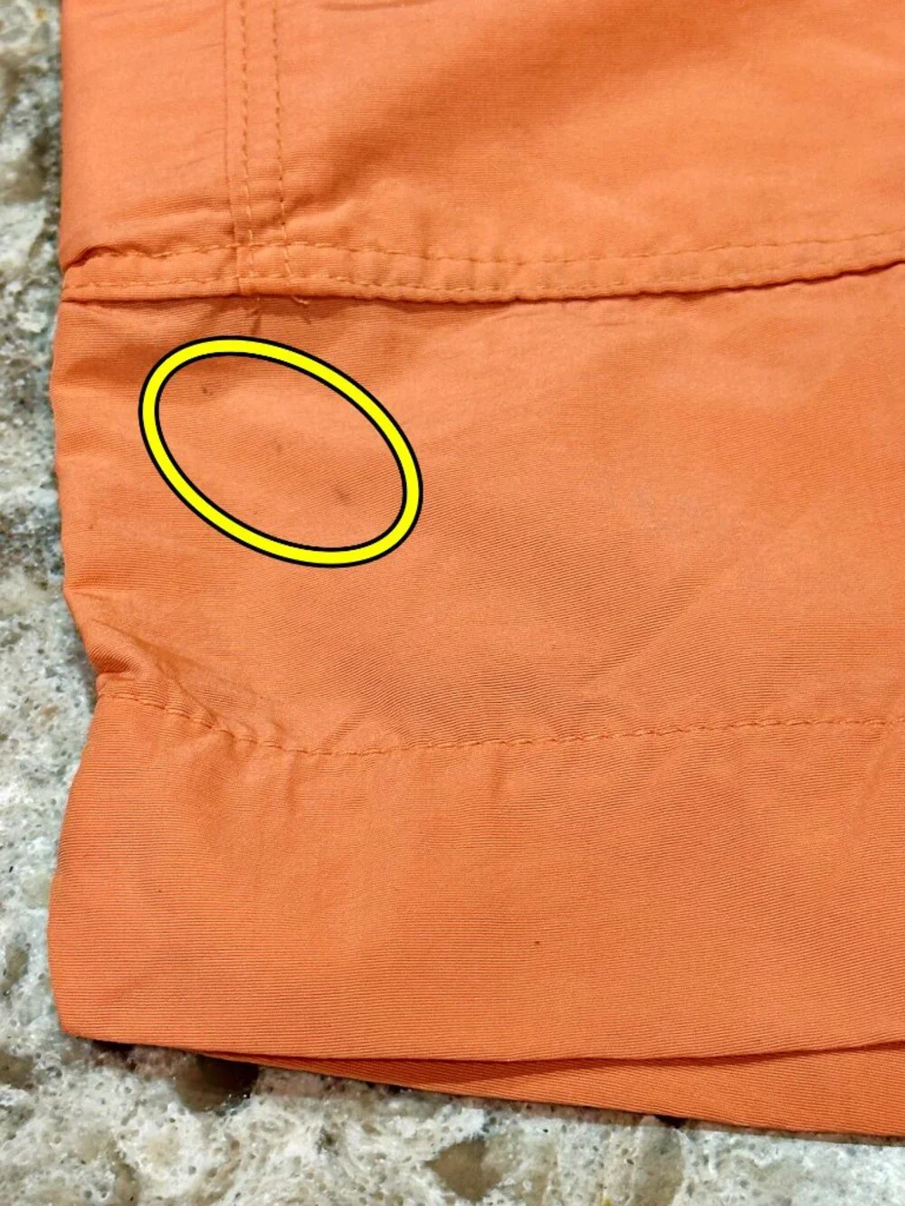 Lot AFTCO Fishing Shorts Long 34 Blue Orange Sherbet Nylon Cargo Outdoor Utility